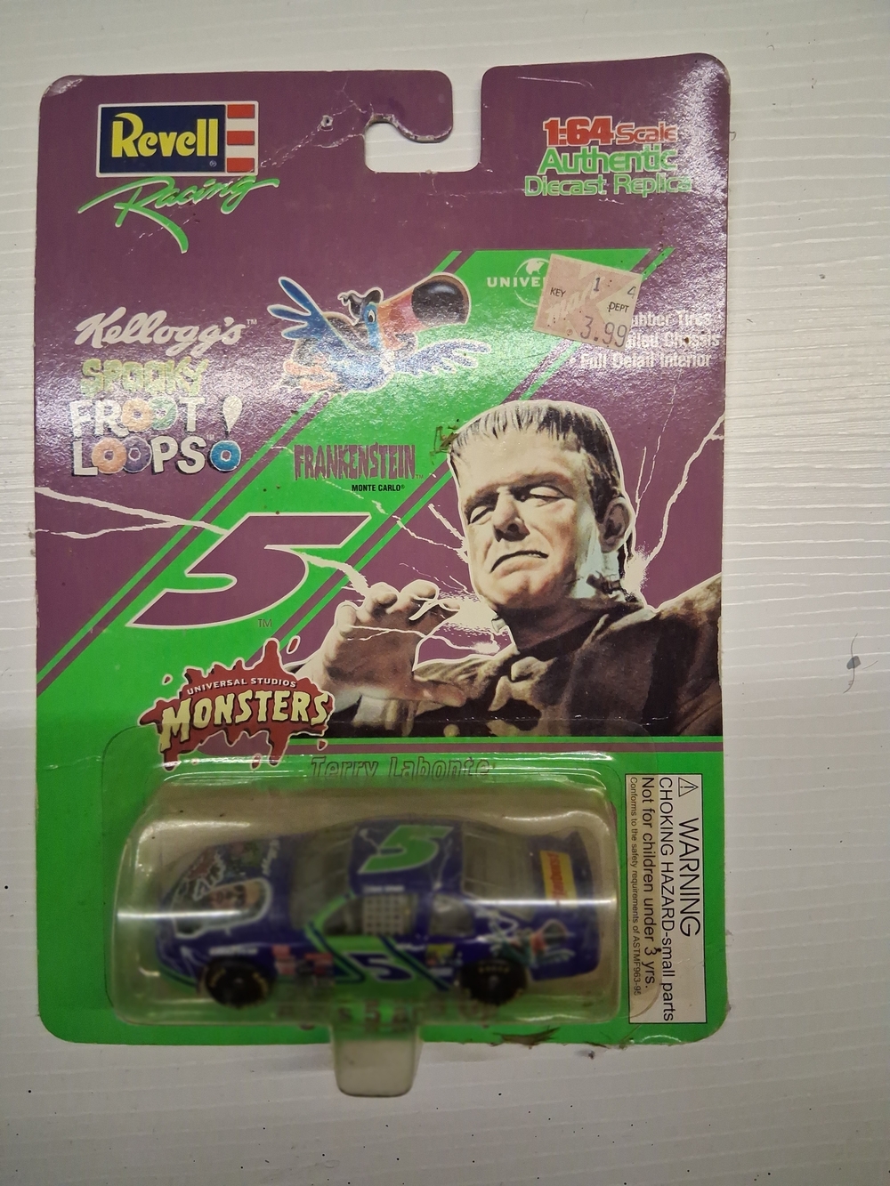 Revell Racing Kellogg's Froot Loops Frankenstein #5 Diecast Car - Purple & Green